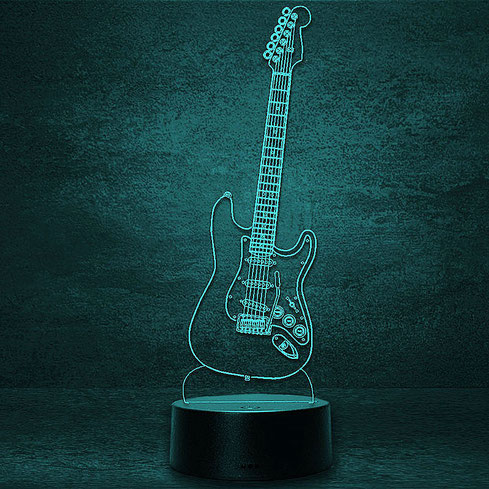 Fender Startocaster Gitarre LED Lampe 