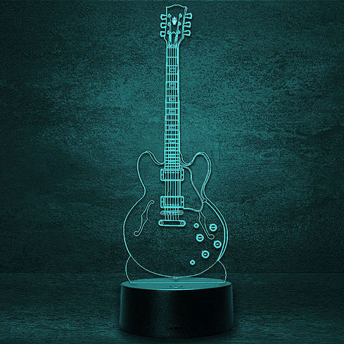 Gibson E335 Gitarre 3LED Lampe