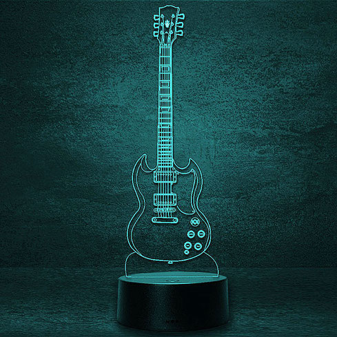 Gibson SG Gitarre 6 LED Lampe