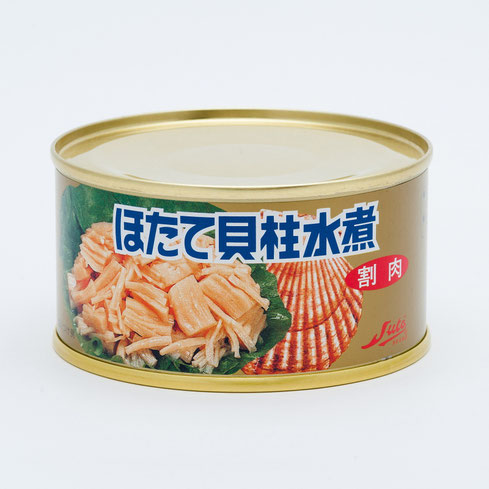 業務用水産缶詰,ストーほたて貝柱水煮割肉（金色）,ストー缶詰株式会社