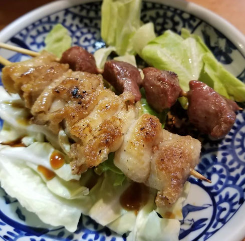 屋台：姫ちゃん、料理：焼き鳥