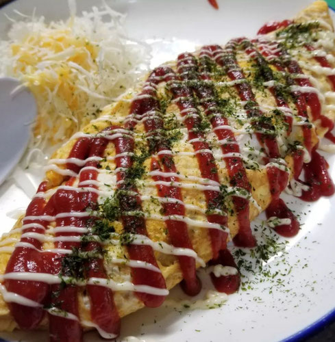 屋台：なかちゃん、料理：オムライス