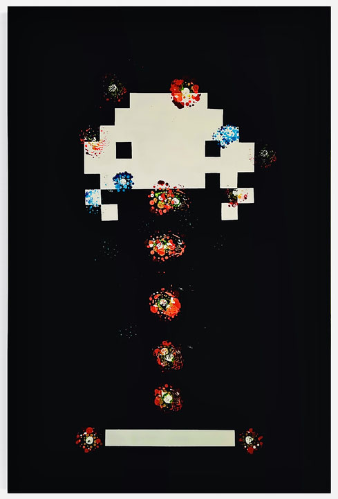 ABOUT THE END OF THE CRYPTIC BEHAVING CYBORG 2018,                150x100 (3999 €, Click foto to buy)