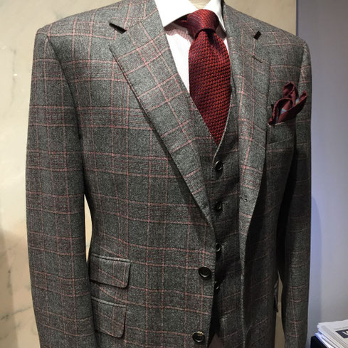 Anzug mit Weste, Wolle s 130´s | LORO PIANA