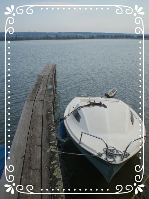 boot, see, bodensee, steg, holz, seeblick, natur