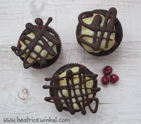 Beatrice Winkel - vegan Donauwelle Cupcakes