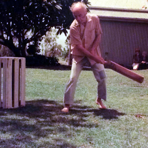 1970S , Avatar Abode - Francis playing cricket