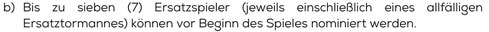 Aus den Spielbetriebsrichtlinien der 2. Liga, §19, Abs. 6 b)