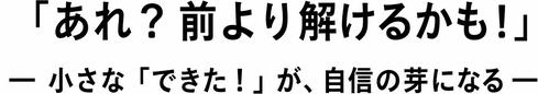 勉強しても成績が上がらなかった中学2年生が、思い出し練習と復習を中心とした学習法を続けることで、テストの点数が上がり、自信と学習習慣を身につけていく漫画。