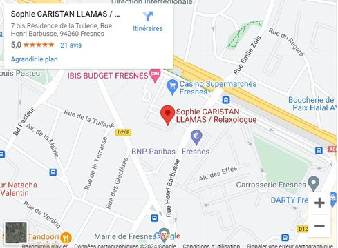 Google Maps SOPHIE CARISTAN LLAMAS 