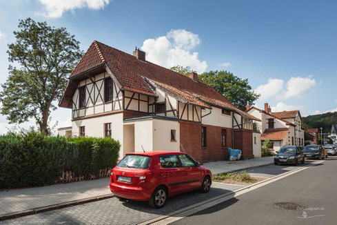 Die Arbeitersiedlung Carl Funke in Essen im Ruhrgebiet