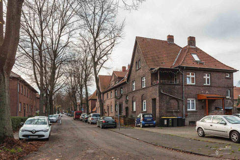 Die Arbeitersiedlung Wehofen in Duisburg im Ruhrgebiet