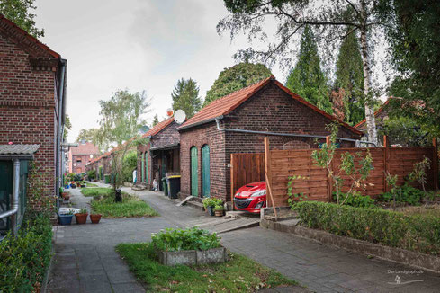 Die Arbeitersiedlung Stemmersberg in Oberhausen im Ruhrgebiet