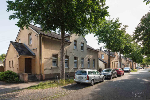 Die Arbeitersiedlung Föz Dickebank in Gelsenkirchen im Ruhrgebiet