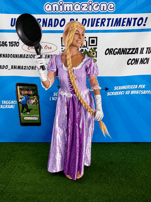 mascotte rapunzel 