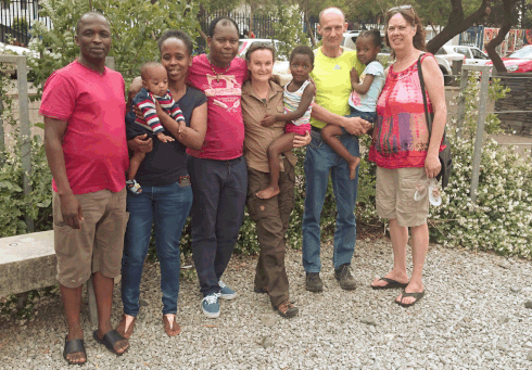 Unterwegs in Johannesburg mit Mphos "Ersatzfamilie"