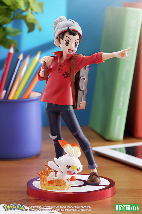 ガレージキット製作代行 Aslan （旧MASKED MODELER）ポケットモンスターソード・シールド　マサルwithヒバニー（コトブキヤ）