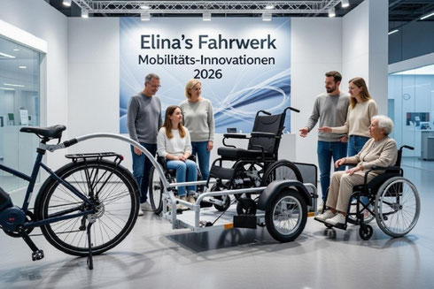 Foto zeigt einen Le Camion Sportgrip, mit sportlicher 16 Zoll Stollenbereifung