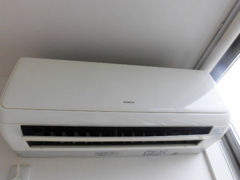 しろくまくんのフレーズの日立のお掃除機能付きエアコン