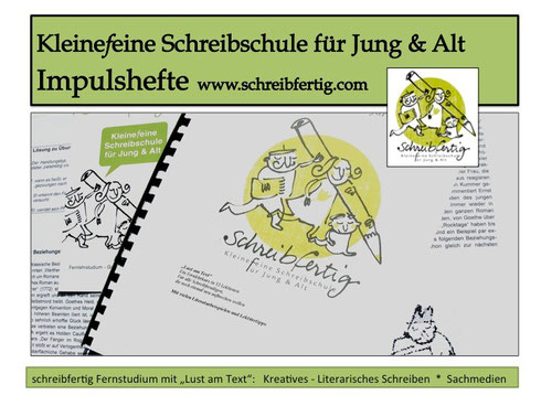 Schreibkurs Impulshefte www.schreibfertig.com