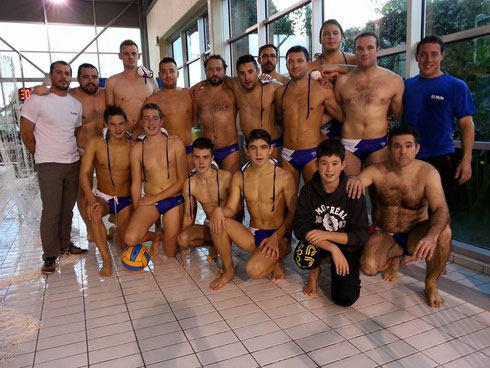 L'équipe de Water-Polo pour la saison 2015-2016