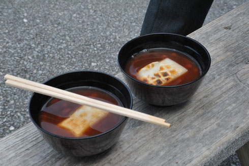 あったか~い「ぜんざい」と一緒に