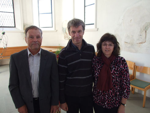 Von links: Werner Künzler, Ueli Steiner, Elisabeth Steiner