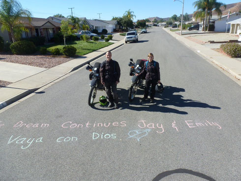 Our California send off
