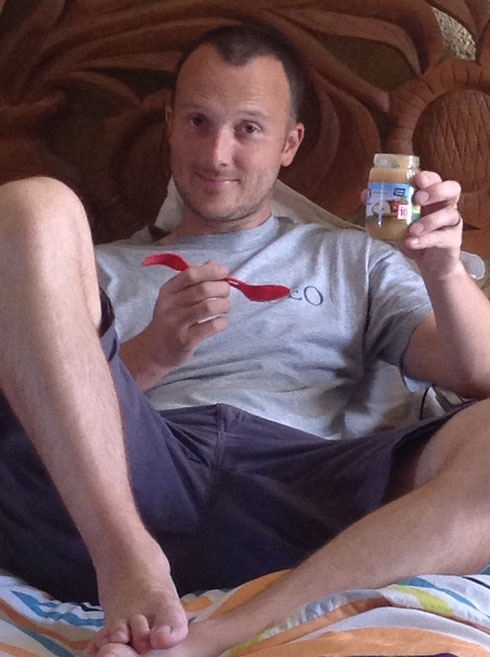Yep, that's baby food...the only applesauce we could find