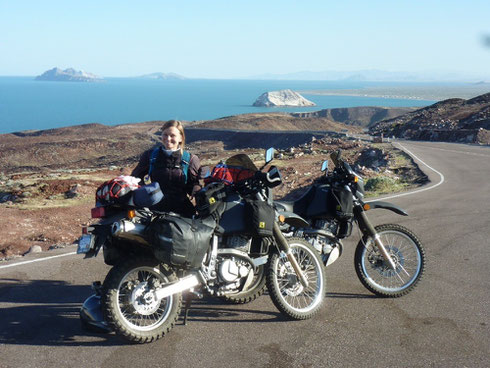 The road to Gonzaga Bay