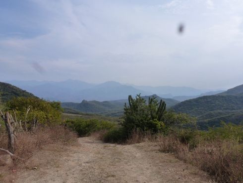 Dirt road off the main highway to Tehuantepec