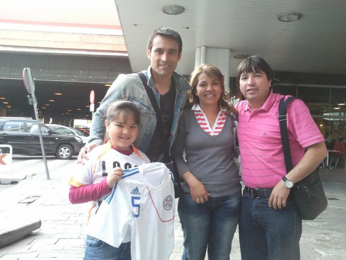 Con Justo Villar,Monse Costa y Miryan Lorena Araujo de Costa
