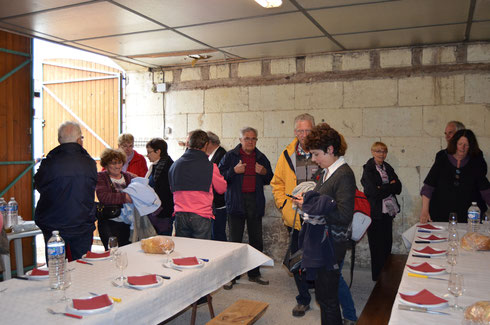 Diner du 6 mai chez le vigneron Frédéric