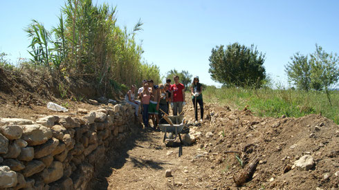 Pendant les travaux