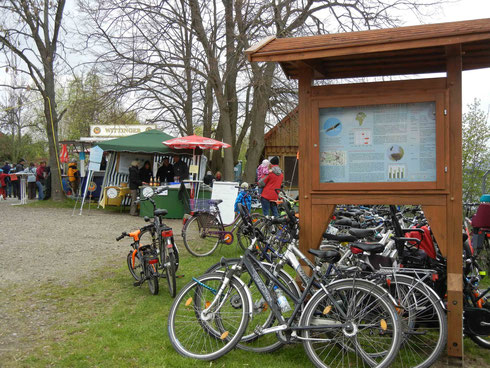 Aufsteller mit Infotafel