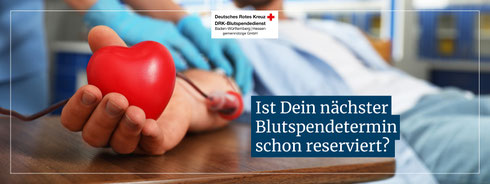 Unsere nächste Blutspendeaktion findet am Freitag, den 02.01.2026 von 14.30-19.30 Uhr statt