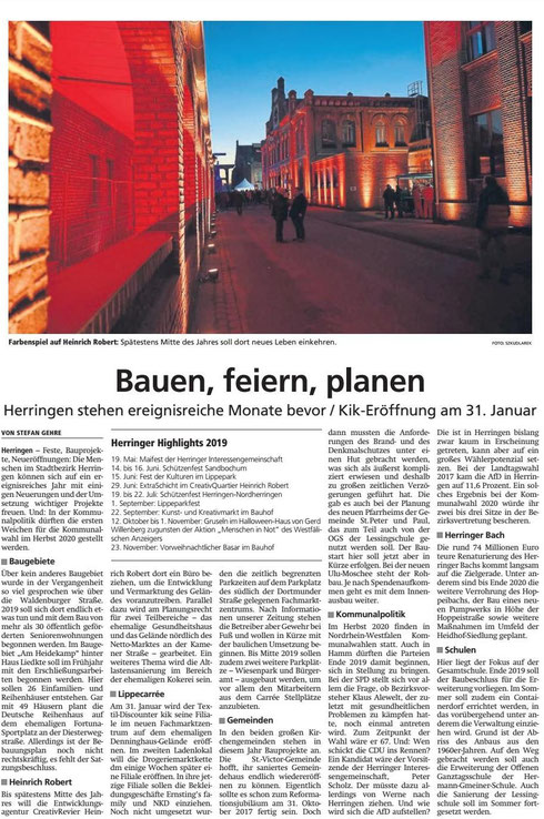 09.01.19 - Bauen, feiern, planen