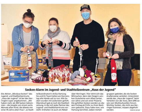 WA 2020.12.04 - Socken Alarm im Jugend- und Stadttelzentrum Haus der Jugend