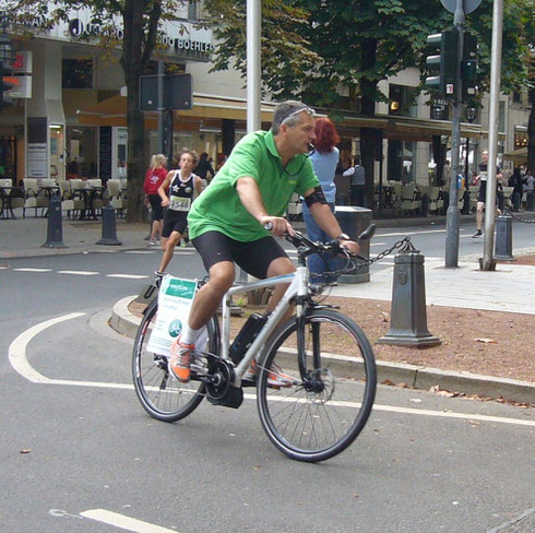 Kö-Lauf Düsseldorf ebike
