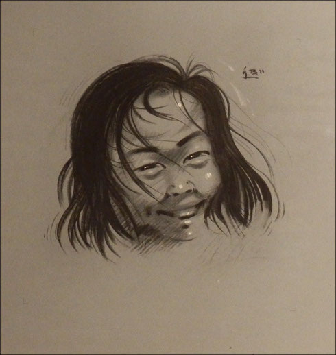 Meo-Kind, 1971, ca. 50 x 50 cm