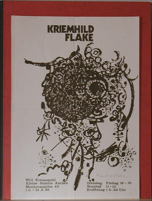 Poster, signiert