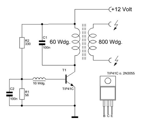 Spannungswandler für Leuchtstofflampen - Elektronische ...