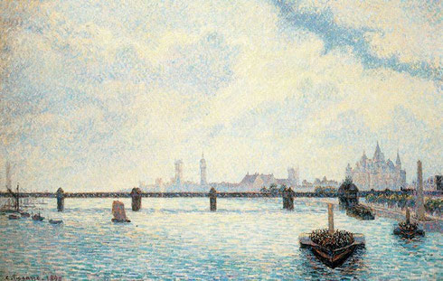 El puente de Charing Cross, Londres 1890.National Gallery of Art Washington.