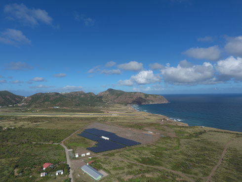 PV-Battery Diesel Hybrid Plant on Sint Eustatius (c) SMA Sunbelt