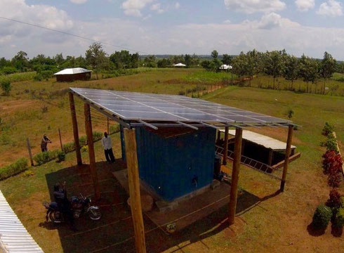 RVE.SOL Mini-grid im Dorf Sidonge, Kenia - Für Veröffentlichung freigegeben mit Angabe der Bildrechte: RVE.SOL