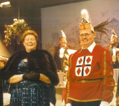 1986 Prinz Heinz Schrewe III. Prinzessin Monika Schrewe II.