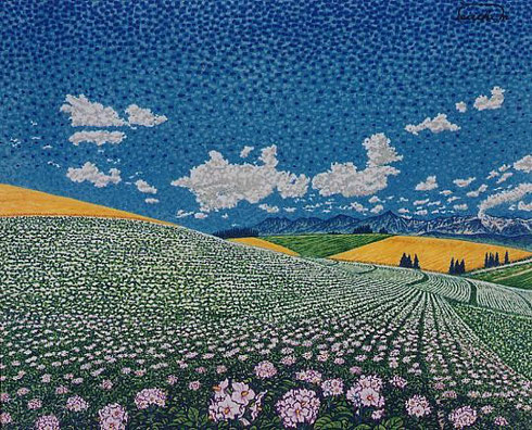 ジャガイモの花咲く丘