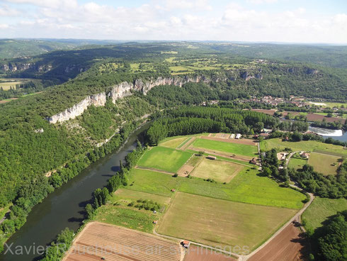 Baptême de l'air en ULM Paramoteur Skydancer, avec Air Sol Images, Vallée du Lot, Parc Naturel Régional des Causses du Quercy,