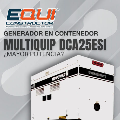 ¿Es posible conectar el Generador en contenedor MULTIQUIP - CIPSA modelo DCA25ESI en paralelo con otra unidad para mayor potencia?