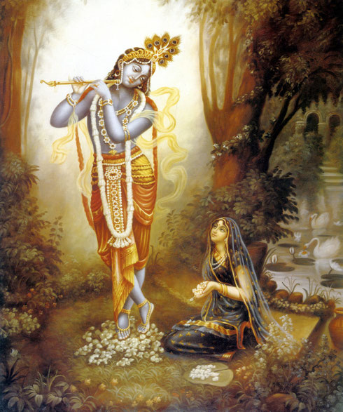 Source of all beauty -Radha and Krsna